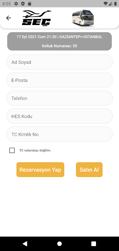 Seç Turizm ekran görüntüsü