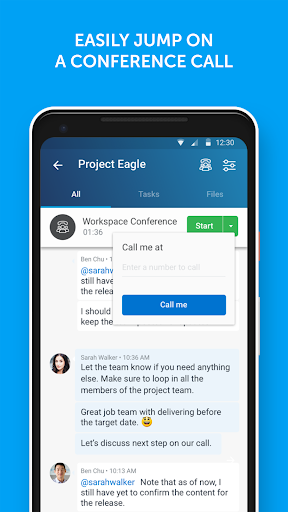 Mitel Teamwork ekran görüntüsü