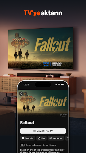 Amazon Fire TV ekran görüntüsü