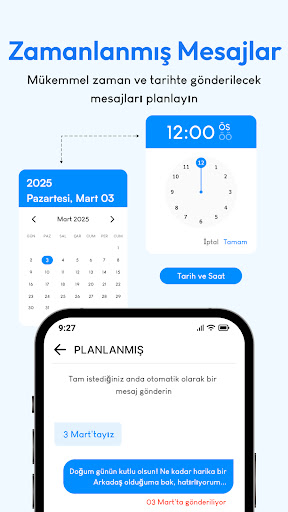 Mesajlar: Metin SMS ekran görüntüsü
