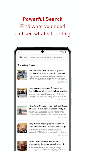 NK News ekran görüntüsü