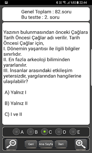 TYT ve AYT Tarih Soru Bankası ekran görüntüsü