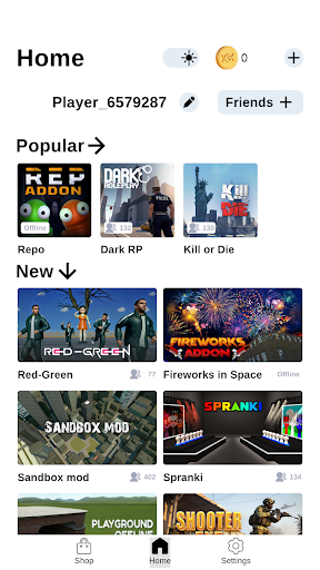 Universe Playground Games ekran görüntüsü
