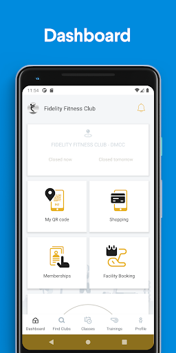 Fidelity Fitness Club ekran görüntüsü