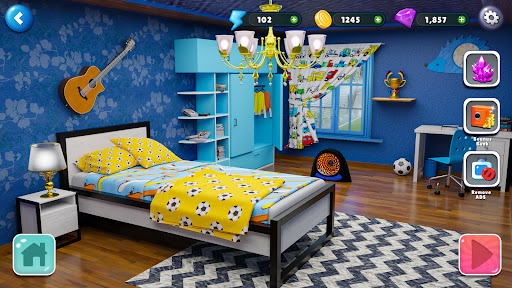 Home Design Makeover 3D Game ekran görüntüsü