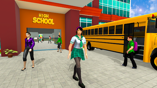 High School Girl Simulator 3D ekran görüntüsü