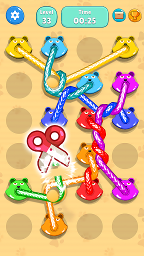 Tangled Line-Knot Untie Puzzle ekran görüntüsü
