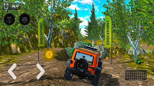 Offroad 4x4 Jeep Driving Games ekran görüntüsü
