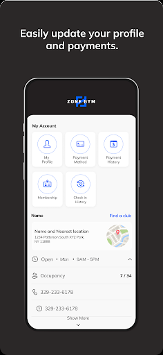 The Zone Gym App ekran görüntüsü