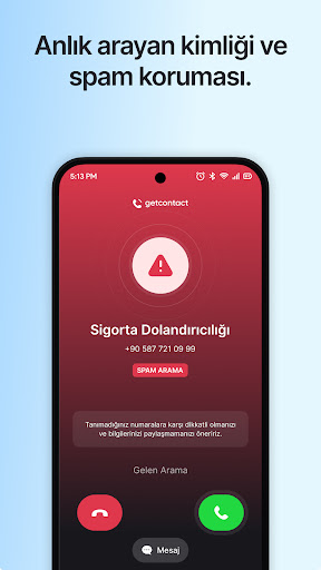 Getcontact ekran görüntüsü