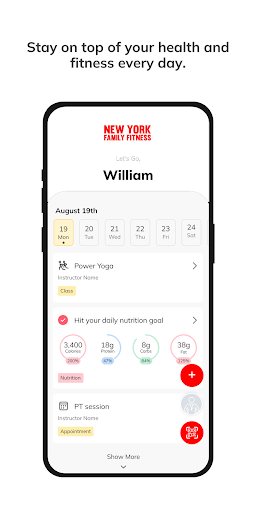 New York Family Fitness ekran görüntüsü