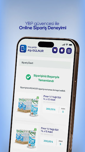 YBP Online Sipariş ekran görüntüsü