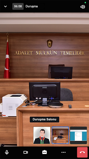 e-Duruşma ekran görüntüsü