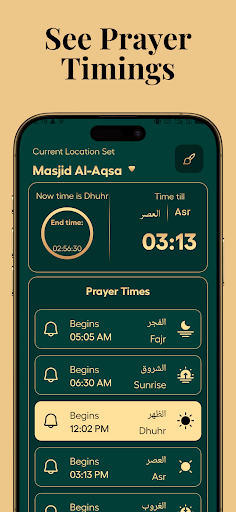 Al Quran- Qibla & Prayer Times ekran görüntüsü
