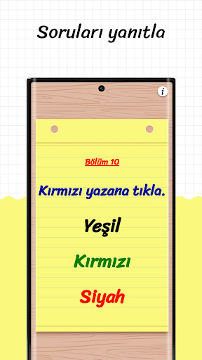Aptallık Testi ekran görüntüsü