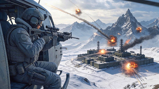 Heli Strike 3D Gunship Shooter ekran görüntüsü