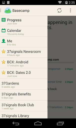Basecamp 2 ekran görüntüsü