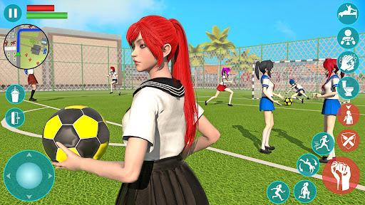 High School Anime Simulator 3D ekran görüntüsü
