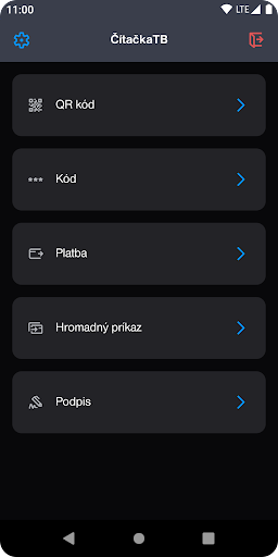 Čítačka ekran görüntüsü