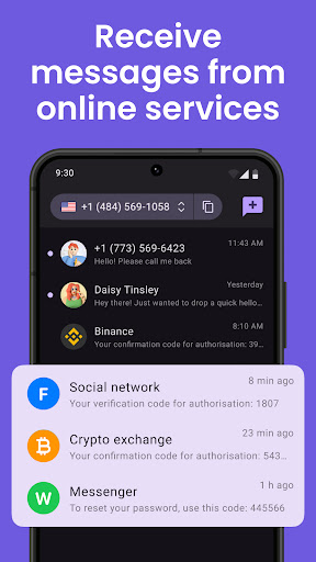 Second Phone Number App: eSIM ekran görüntüsü