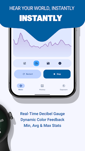 Pixel Pulse: Desibel Metre ekran görüntüsü