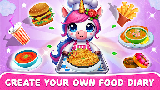 Unicorn Kitchen Set Cooking ekran görüntüsü