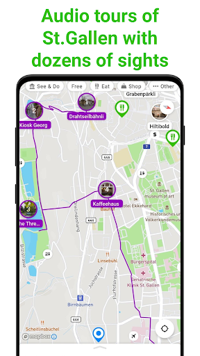 St. Gallen SmartGuide ekran görüntüsü