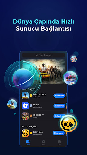 GearUP: Lower Lag Game Booster ekran görüntüsü
