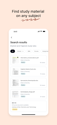 Course Hero: AI Homework Help ekran görüntüsü