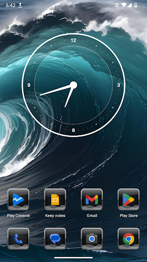 Glass Waves Icon Pack ekran görüntüsü