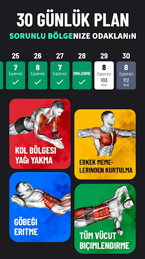 Erkek Kilo Verme Egzersizleri ekran görüntüsü