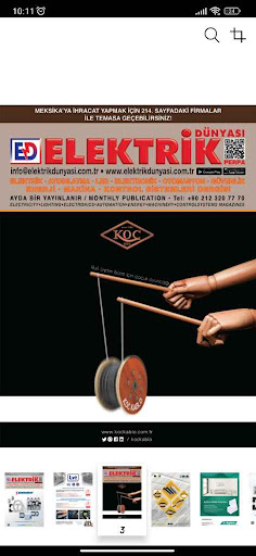 Elektrik Dünyası Dergisi ekran görüntüsü