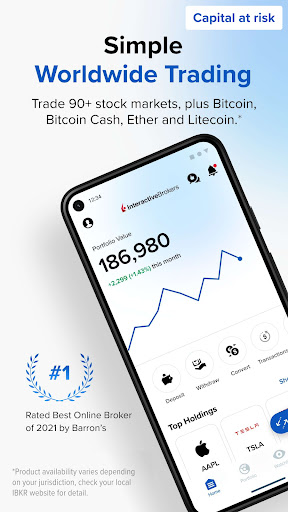 IBKR GlobalTrader ekran görüntüsü