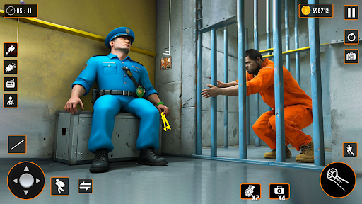 Prison Jail Police Car Chase ekran görüntüsü