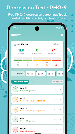 Depresyon Testi PHQ-9 ekran görüntüsü