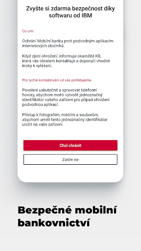 KB Mobilní banka ekran görüntüsü