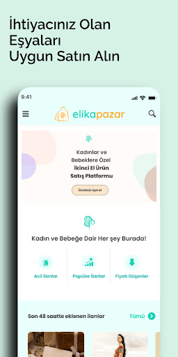 Elika Pazar ve İlan Uygulaması ekran görüntüsü