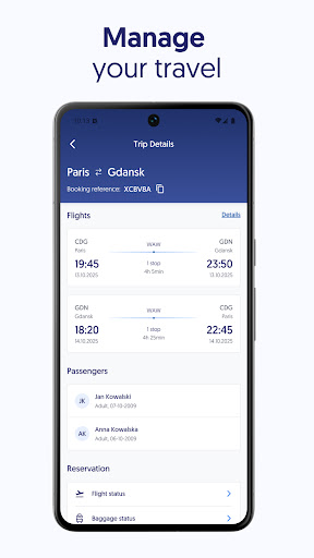 LOT Polish Airlines ekran görüntüsü