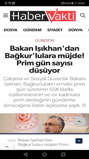 Haber Vakti ekran görüntüsü