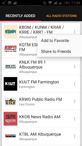 New Mexico Radio Stations ekran görüntüsü