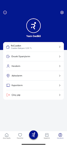 RooGo Yemek ekran görüntüsü