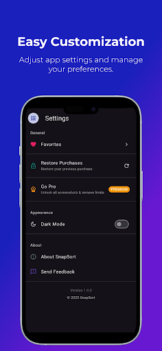 SnapSort: Screenshot Organizer ekran görüntüsü