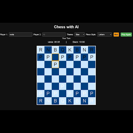 Chess with AI ekran görüntüsü