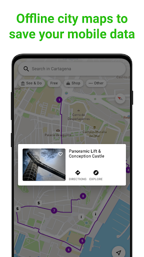Cartagena SmartGuide ekran görüntüsü