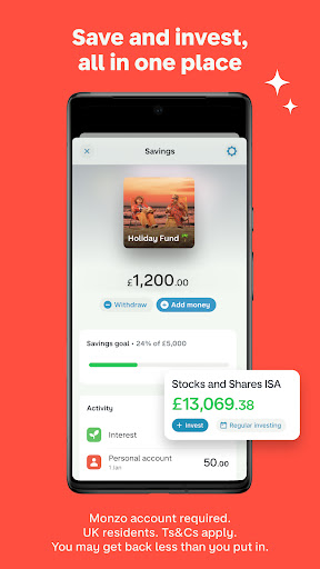 Monzo Bank - Mobile Banking ekran görüntüsü