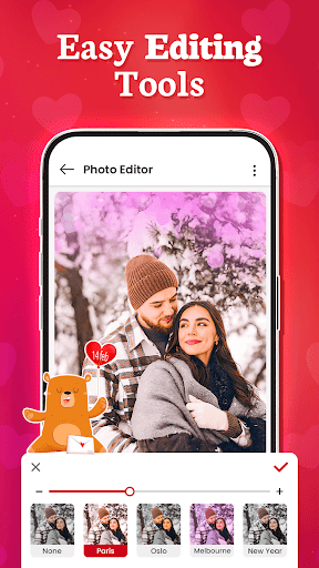 Valentine's Day Photo Frame ekran görüntüsü