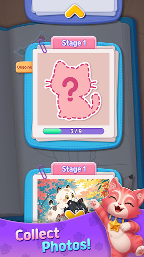 Kitty Home: Match 3 Tiles ekran görüntüsü