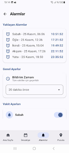 Ezan Vakti & Namaz Saatleri ekran görüntüsü