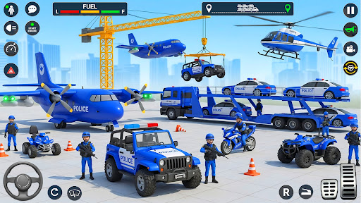 Police Vehicle Transport Sim ekran görüntüsü