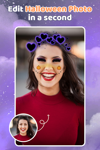 Holiday Sticker Filter Make Up ekran görüntüsü